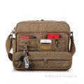 China customized wholesales 100% cotton canvas messenger bags